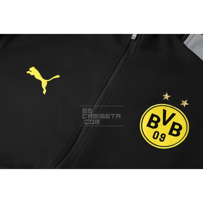 Chandal de Chaqueta del Borussia Dortmund 2020-21 Negro - Haga un click en la imagen para cerrar
